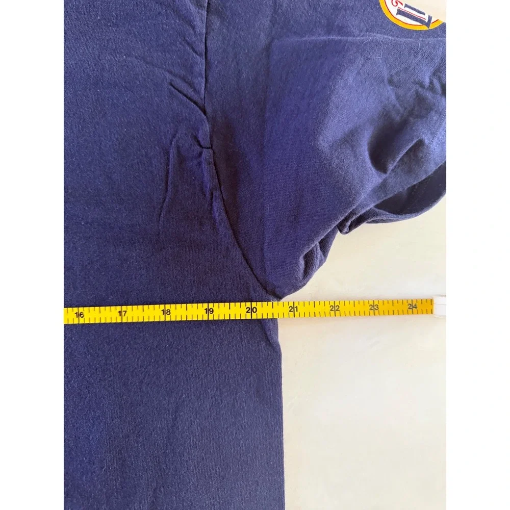 Vintage Super Bowl XXXV T Shirt Mens Size L‎ Navy 2001 Tampa Bay NFL Miller Lite - Picture 5 of 8